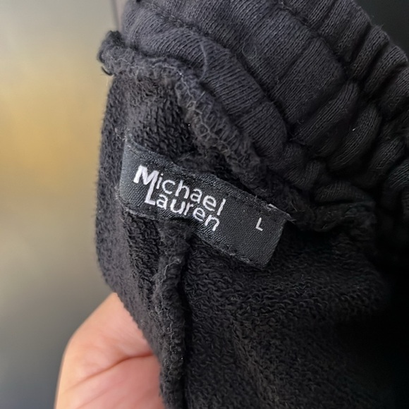 Michael Lauren Women Size L Sweatpants Lace Up Legs - Picture 4 of 4